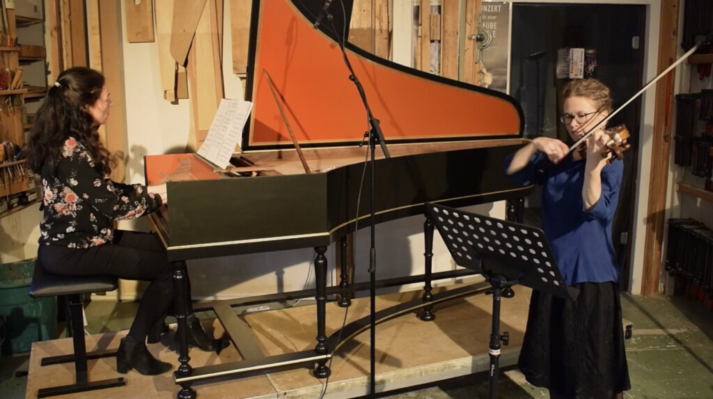 Nadja Zwiener & Michaela Hasselt Sonate für Violine und Cembalo BWV 1021 in G-Dur